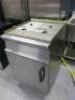 Parry Gas Twin Basket Deep Fat Fryer, Model GDF, Size H93 x W60 x D73cm. Comes with 2 Baskets. - 2