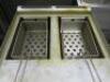 Parry Gas Twin Basket Deep Fat Fryer, Model GDF, Size H93 x W60 x D73cm. Comes with 2 Baskets. - 5