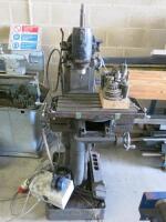 GHA Universal Milling Machine, Type PG.IE 20, S/N 1133. Comes with Box of Associated Tooling (As Viewed).