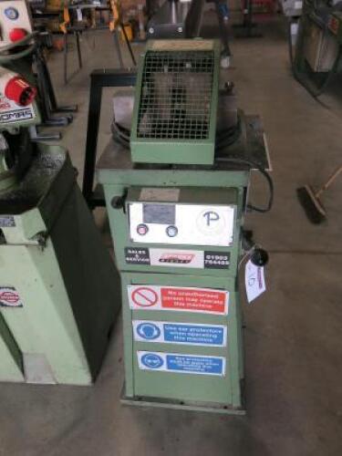 Spark Direct Model TG25E Upstroking Aluminium Circular Cold Saw, Year 1988.