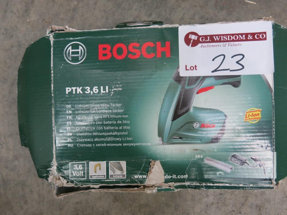 Bosch Agrafeuse sans fil PTK 3.6 LI