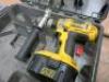 DeWalt XRP 18v Cordless Drill (Note No Charger) & PTO Impact Driver with 2 Batteries & Charger in Case. - 2