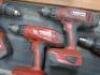 7 x Hilti Cordless Drills to Include: 5 x SF AM-A22 & 2 x SF 14A with 11 x Li-ion Batteries & 1 x Charger. - 5