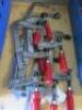 Plastic Bin with 15 Assorted Clamps. - 4