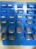 8 x Wall Racks Containing Quantity of Plastic Bins & Hardware Contents. - 2