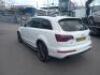 BO55 GWH: (2012) Audi Q7 3.0 TDI 245 Quattro S Line, 5 Door Estate, Auto, 6 Gears, 2967cc, Diesel, Mileage 133,323, MOT Expires 13/6/23. Black Leather Interior. Comes with 1 x Key V5 Unavailable. NOTE: Car in limp mode, showing gearbox fault & space saver - 3