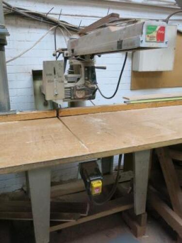 Stromab RS 650 Radial Arm Crosscut Pull Over Saw.