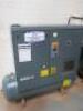 Atlas Copco GX5 FF Rotary Screw Compressor on Receiver Tank, S/N CAI 884618, Year 2015, 3281 Hrs.