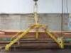 Boscaro Model MBA-20A Automatic Crane Fork, Self Levelling Unloading Attachment, 2000kg Capacity, S/N 160190. - 3