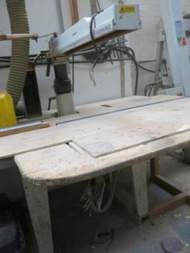 Stromab RS-650 Radial Arm Crosscut Pull Over Saw. For Spares or Repair.