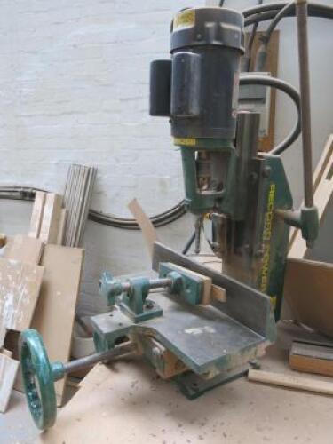 Record Power WRM 200 Bench Mounted Chisel Morticer.