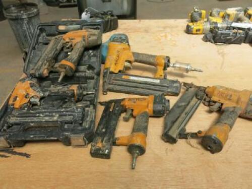 5 x Assorted Bostitch Nail Air Guns.