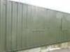 2021 - 40ft Green Shipping Container with Door & 3 Windows. Model CX20-41TX,DOM 08/2021. Currently Being Converted. - 2