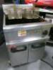 Lincat Twin Basket Electric Deep Fat Fryer. Comes with 2 Baskets. Size H105 x W60 x D75cm.