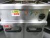 Lincat Twin Basket Electric Deep Fat Fryer. Comes with 2 Baskets. Size H105 x W60 x D75cm. - 5