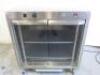 EKA Mobile 2 Glass Door Proving Cabinet, Model EKL 864R, S/N 0719003312. Size H83 x W80 x D65cm.