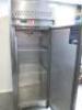 Williams Stainless Steel Single Door Upright Freezer, Model LJISA JADE, S/N 583089. Size H195 x W75 x D82 - 3