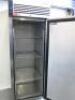 Foster Eco Pro G2 Stainless Steel Single Door Upright Fridge, Model EP700H, S/N E5411796. Size H205 x W70 x D85cm - 3