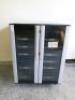 Vestfrost Double Door Compact Wine Cabinet with Dual Temperature, Model Wine Cellar W38. Size H83 x W60 x D55cm. Note: unable to power up for spares or repair (a/f).