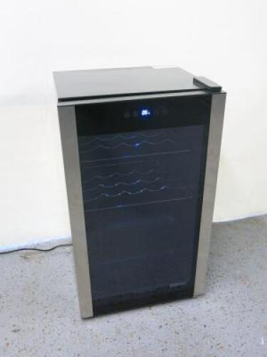 Russell Hobbs 34 Bottle Wine Cooler, Model RH32WC1. Size H83 x W48 x D44cm.