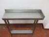 Stainless Steel Prep Table with shelf Under. Size H94 x W85 x D25cm. - 4