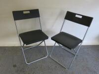 2 x Ikea Gunde Folding Chairs.