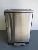 Black & Decker Pedal Bin with Plastic & Waste Compartments.