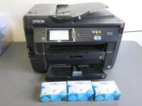 Epson Workforce WF-7620 All-in-One Printer. Comes with 3 x Cartridge Packs.