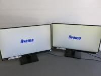 2 x iiyama Blackhawk 27" Monitor, Model G-Master G2730HSU.