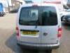 RX63 OSA: Volkswagen Caddy C20 Startline TDI Panel Van, Manual, Diesel, 1598cc, Mileage 140,000, In Silver. MOT Expires 12/12/2023. Sold with Key, Owners Manual, Part Stamped Service Book & V5. - 4