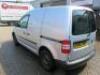 RX63 OSA: Volkswagen Caddy C20 Startline TDI Panel Van, Manual, Diesel, 1598cc, Mileage 140,000, In Silver. MOT Expires 12/12/2023. Sold with Key, Owners Manual, Part Stamped Service Book & V5. - 5