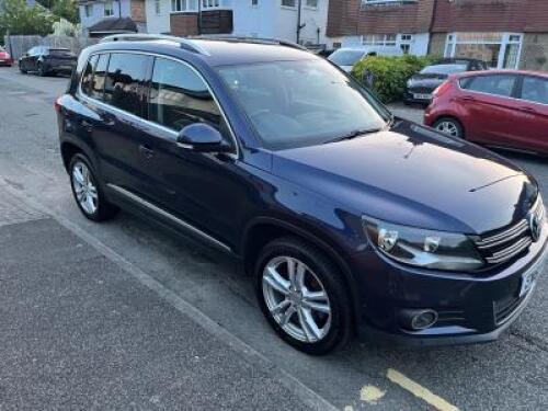 EN61 FJA: Volkswagen Tiguan SE TDI BlueMotion Tech Estate, Manual, Diesel, 1968cc, Mileage 123102. MOT Expires 03/01/2024. Comes with 2 Keys, Owners Manual, Part Stamped Service Book & V5. NO VAT ON LOT.