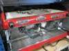 San Remo 3 Grp Espresso Coffee Machine In Red, Model Verona, IVM310113806, S/N M61391. - 4