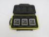 3 x Sony Professional XQD 120GB Memory Cards with Hard Case. - 2