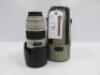 Canon Ultrasonic EF 70-200MM f/2.8L USM Lens with Soft Case & Canon ET-87 Hood. - 2