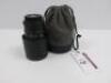 Canon Ultrasonic Macro Lens EF-100mm f2.8L USM Lens with Soft Carry Bag & ET-73 Hood.