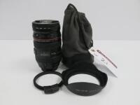 Canon Zoom Lens EF 24-70mm f.2.8L L USM Lens with Soft Carry Bag.