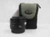 Canon Lens EF 50mm f.1.8 II Lens with Lowepro Soft Carry Case. - 2