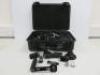 DJI Ronin Tethered Control Handle Kit to Include: 1 x Handle, 1 x Universal Base Mount, 1 x Small Rig Plate with Handle, 2 x Ronin Roll Axis Counterweights, 1 x Raveneye Wireless Video Transmitter & Assorted Cables & Black Plastic Flight Case.