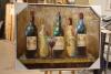 1 x Box of 5 - 30 x 40" Assorted Oil on Canvas Artworks of Wine Bottles (MB10-20)