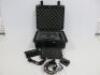 Small HD 5" HDMI Field Monitor. Comes with 1 x Battery, 1 x Sun Hood, 1 x 7 Inch Tilt Arm & Cables & Black Plastic Flight Case.