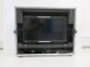 TV Logic 17.5" Broadcast Monitor, Model XVM-175W. Comes with Aluminium Flight Case & Sun Hood.