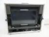 TV Logic 17.5" Broadcast Monitor, Model XVM-175W. Comes with Aluminium Flight Case & Sun Hood. - 2