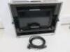 TV Logic 17.5" Broadcast Monitor, Model XVM-175W. Comes with Aluminium Flight Case & Sun Hood. - 6