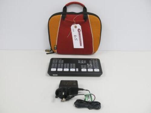 Blackmagic Design Atem Mini Pro ISO. Comes with Power Supply & Case Logic Soft Carry Bag.