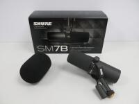 Shure Legendary Vocal Microphone, Model SM7B. Comes in Original Box.