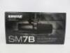 Shure Legendary Vocal Microphone, Model SM7B. Comes in Original Box. - 7