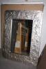 10 x Boxed - 30 x 40" Mirror with Round Corner & Silver Leaf Imprint Design Frame (M0252)