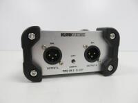 Klark Teknik PRO DI 2 DI 20P Passive Stereo Direct DI Box