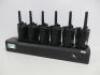 Motorola XT460 6 Pack Two Way Radio Set to Include: 6 x XT460 Radios, 1 x 6 Way Charger, 3 x Rapid Charger & 6 x Earpiece with In Line Mic. - 4